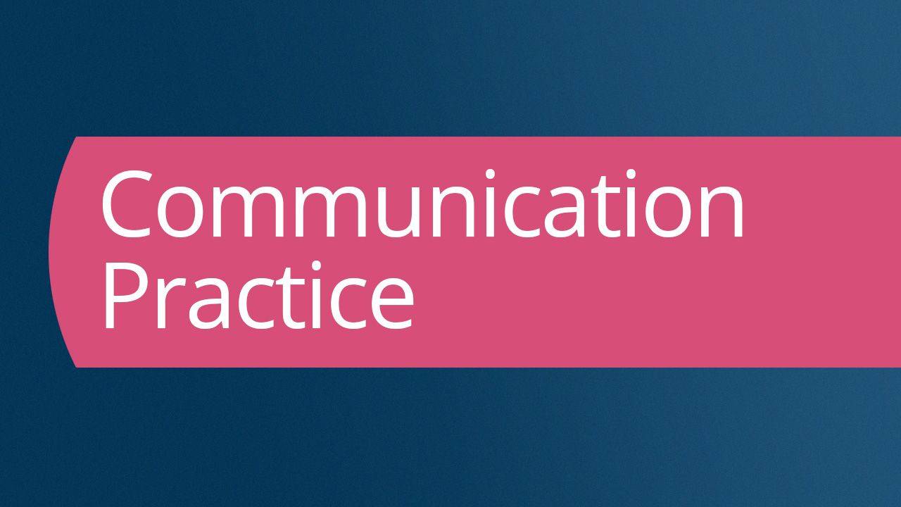 Water Marketing Academy module: Communication practice