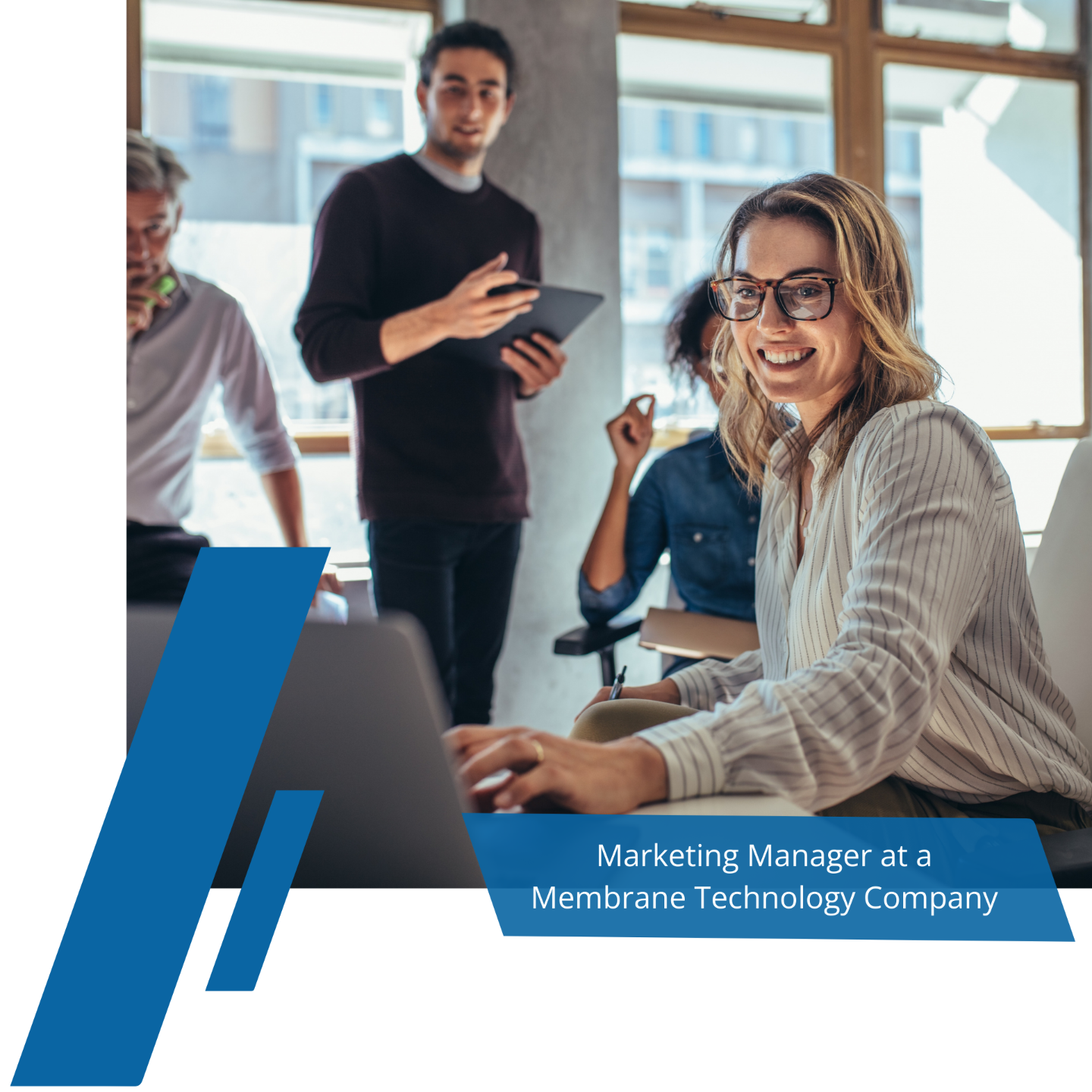 Marketing professional in a water technology company