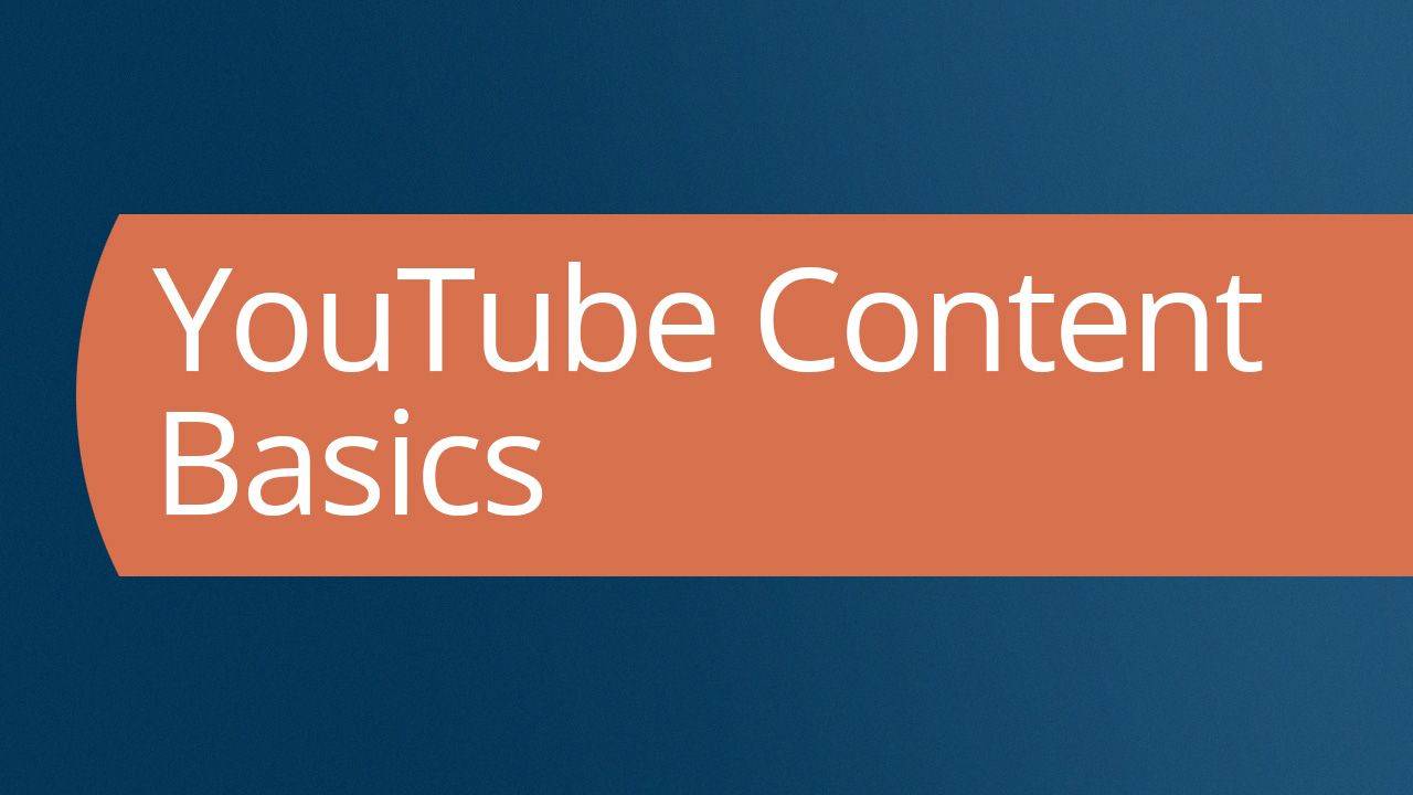 Water Marketing Academy module: YouTube content basics