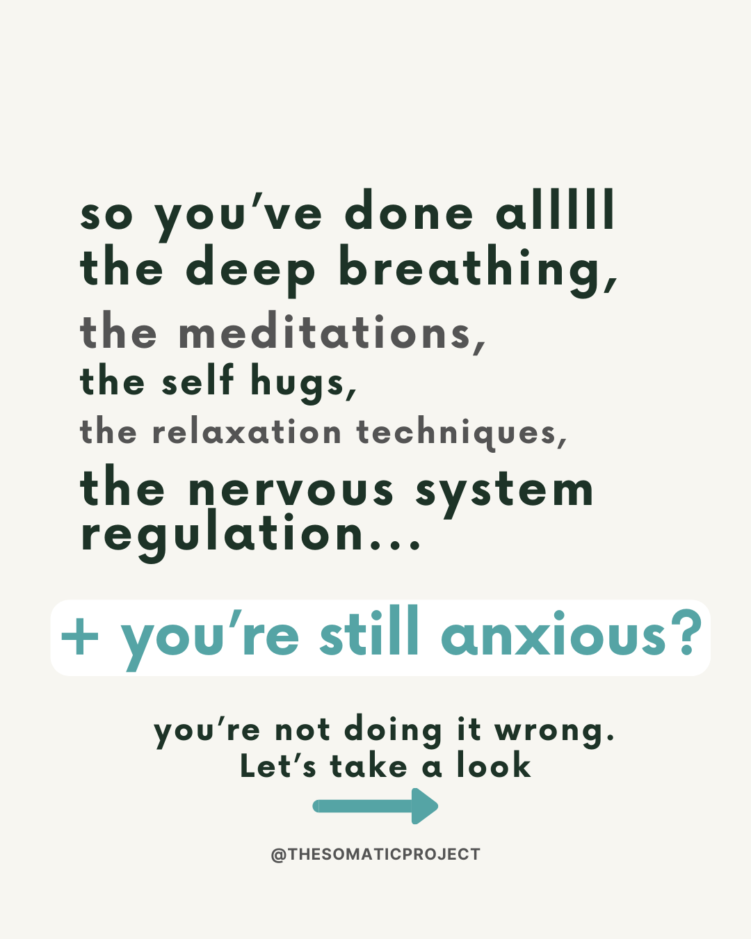 somatic healing therapy programme for anxiety stress trauma nervous system regulation