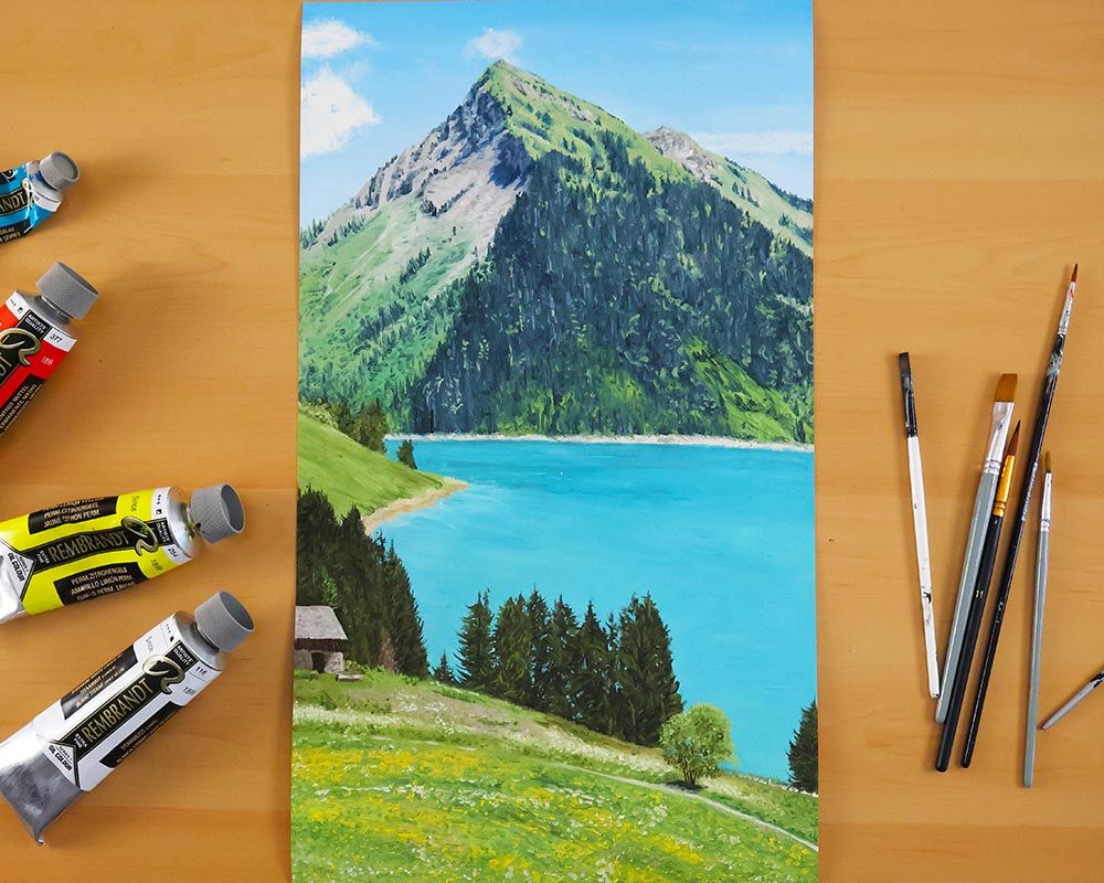 cours de peinture réaliste