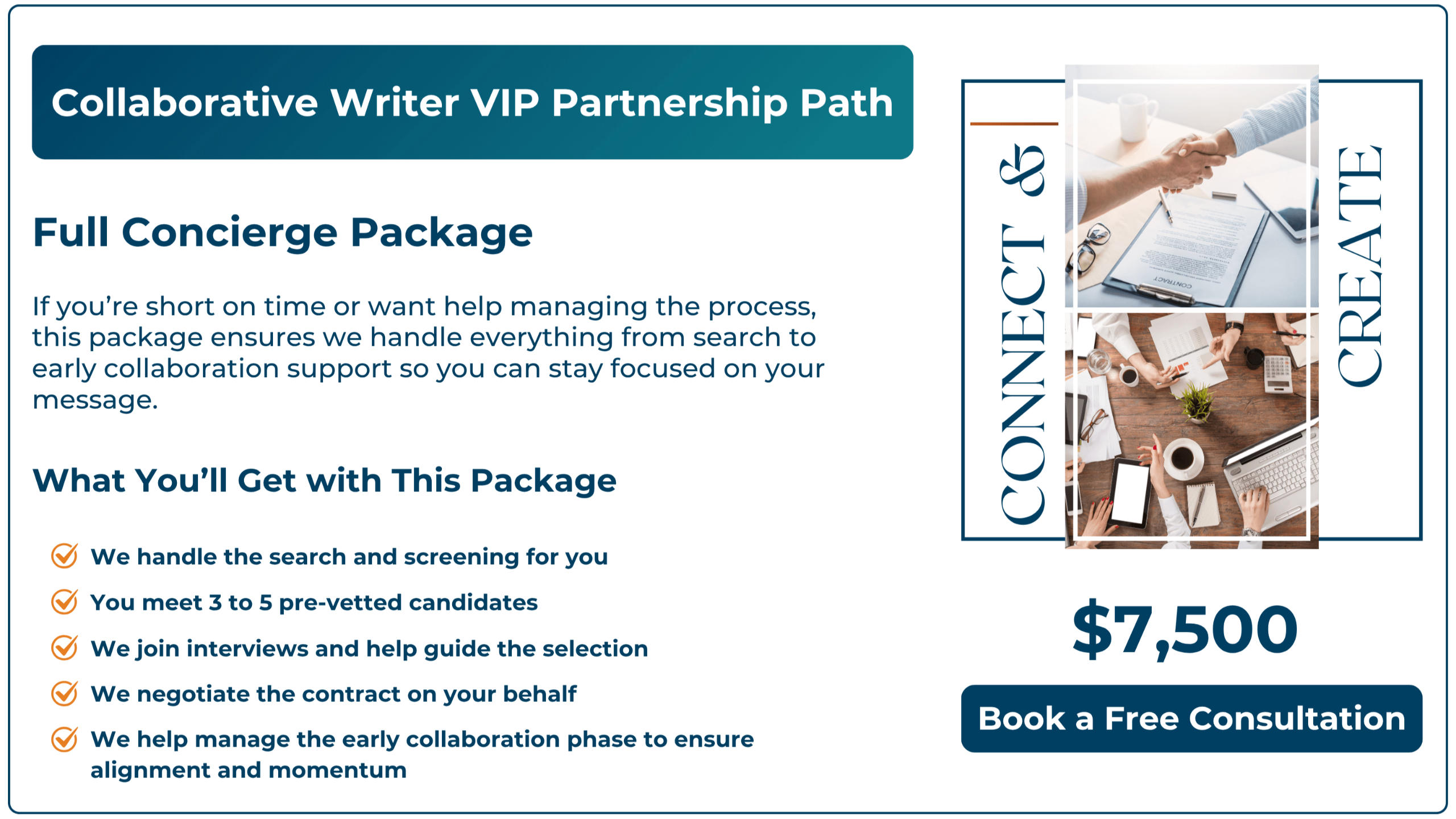 Collaborative Writer VIP Information