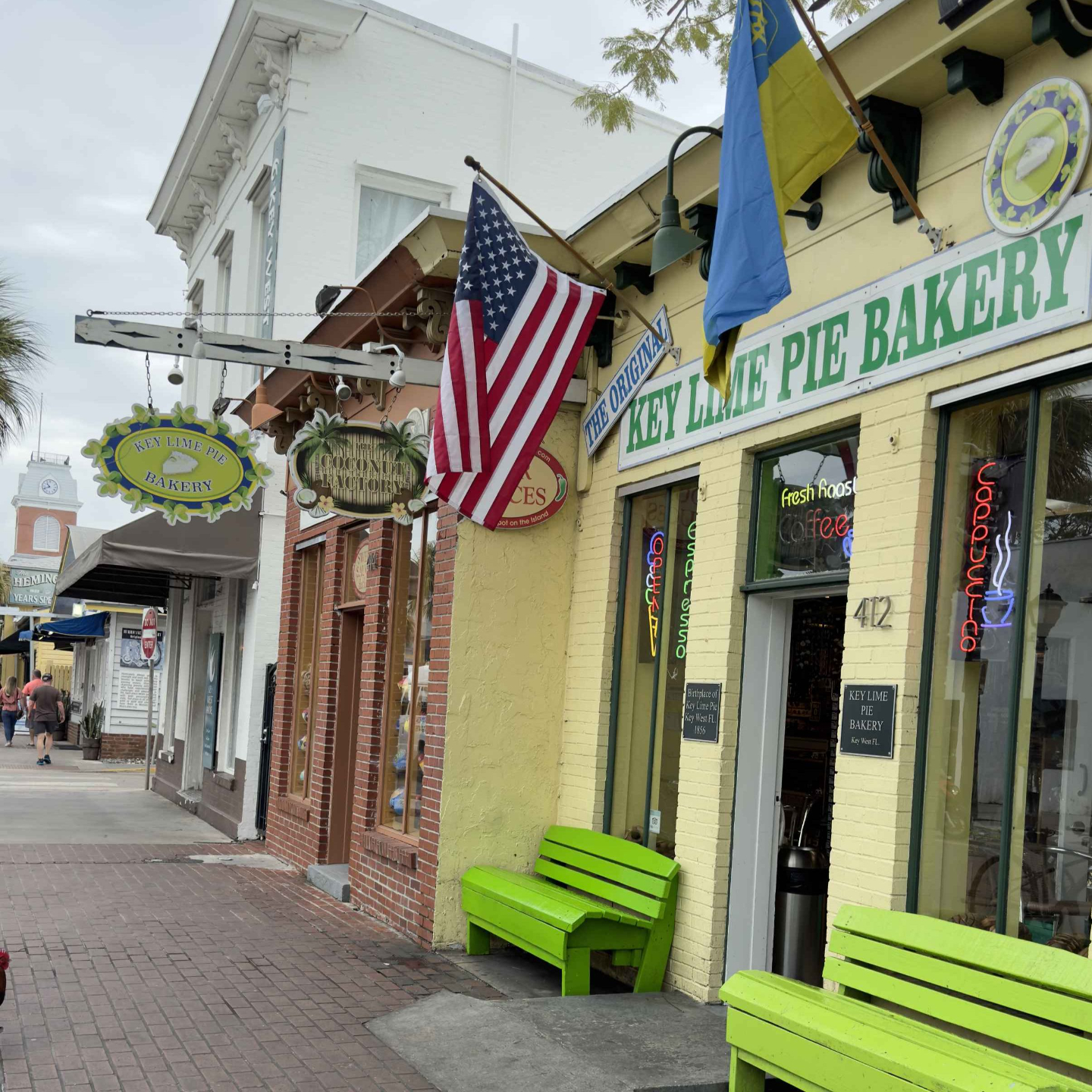 Key West Cruise Port Key Lime Pie Bakery Front Store