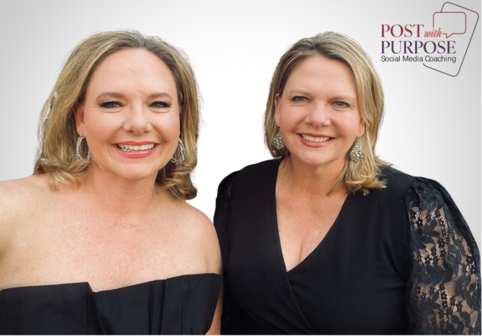 Founders of Post with Purpose Left to Right: April Schaffroth & Stephanie Schaffroth 