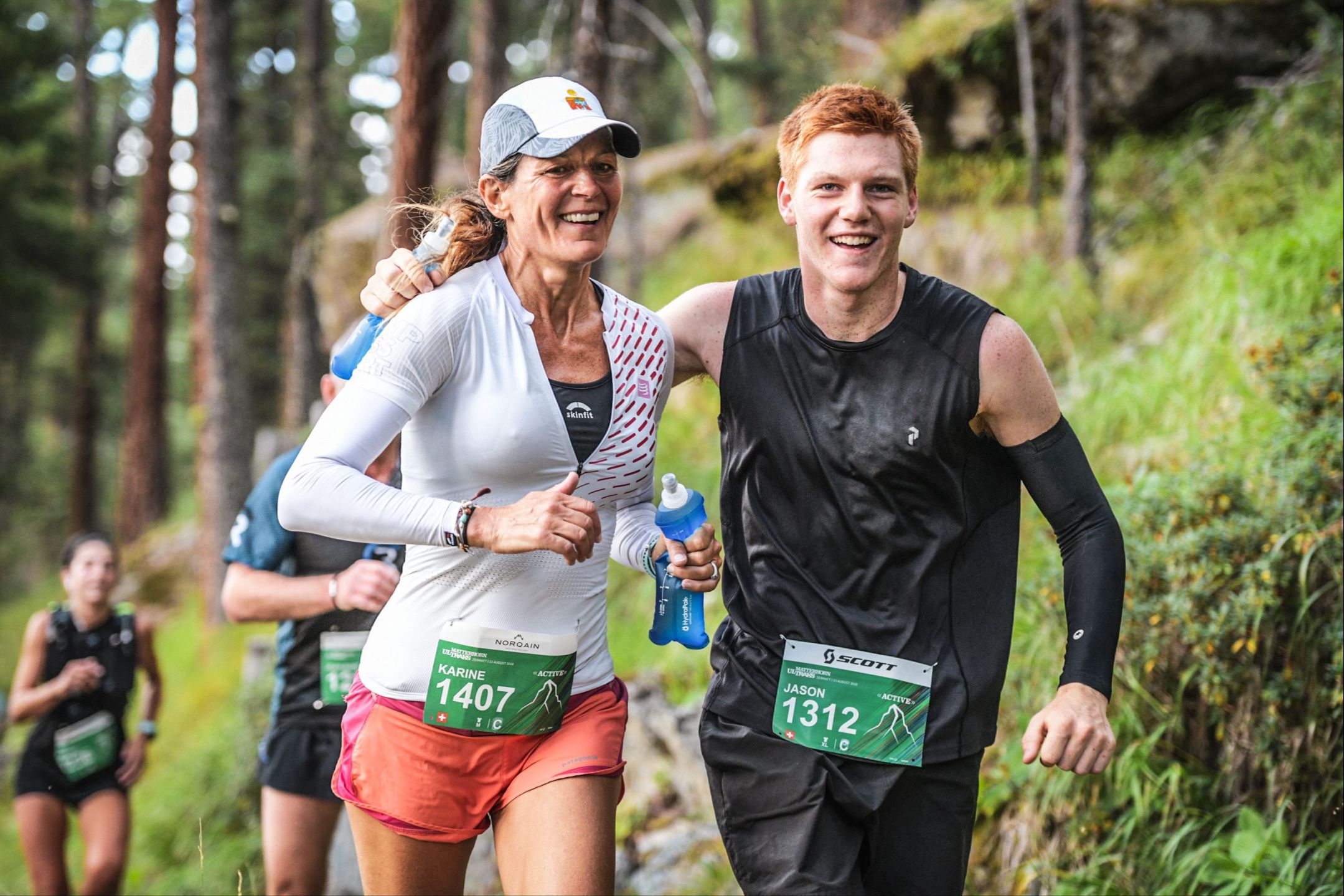 Course à Vevey – homme et femme énergie et mouvement