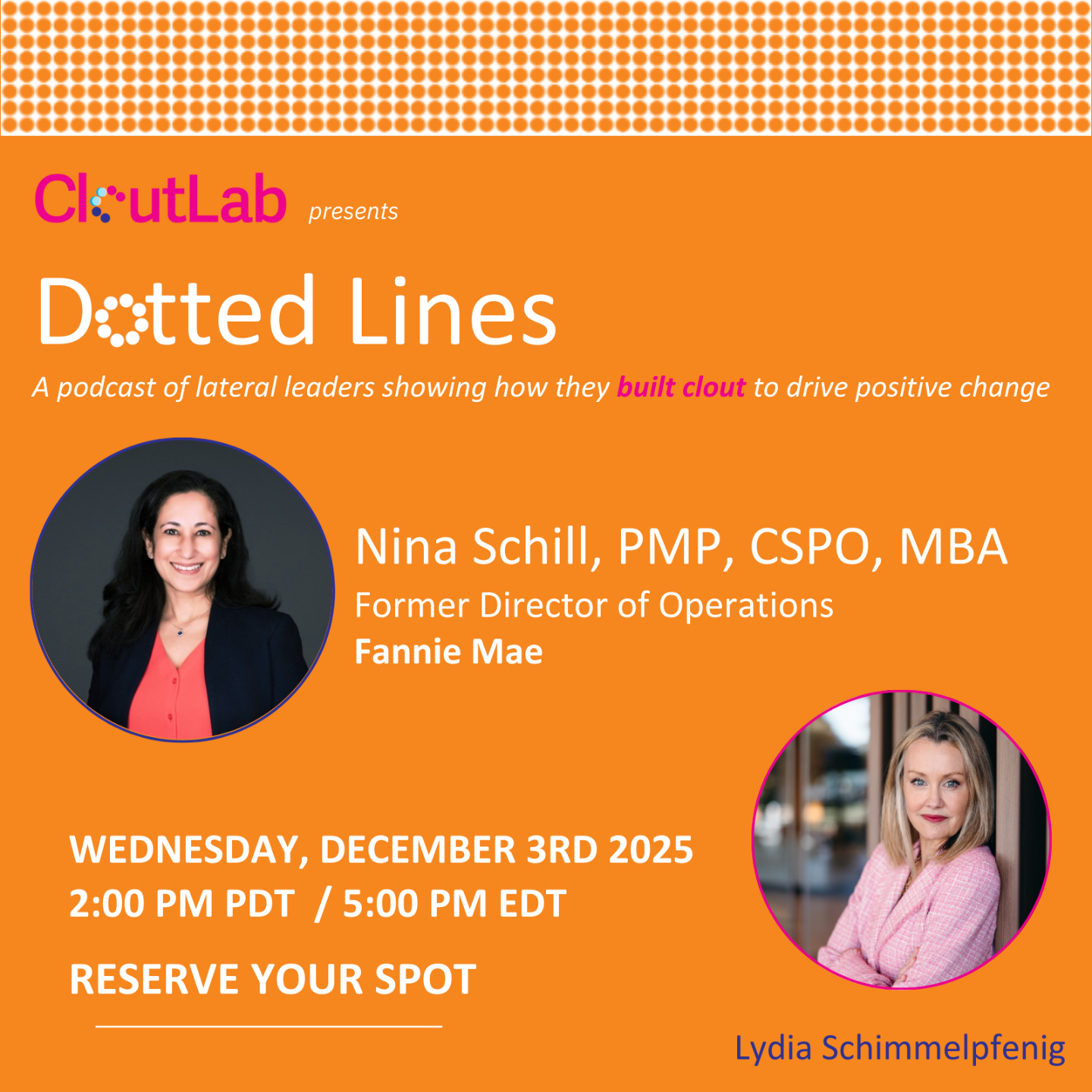 "Nina Schill, former Director of Operations at Fannie Mae, speaking at an event on cultivating team influence, December 3rd, 2025."