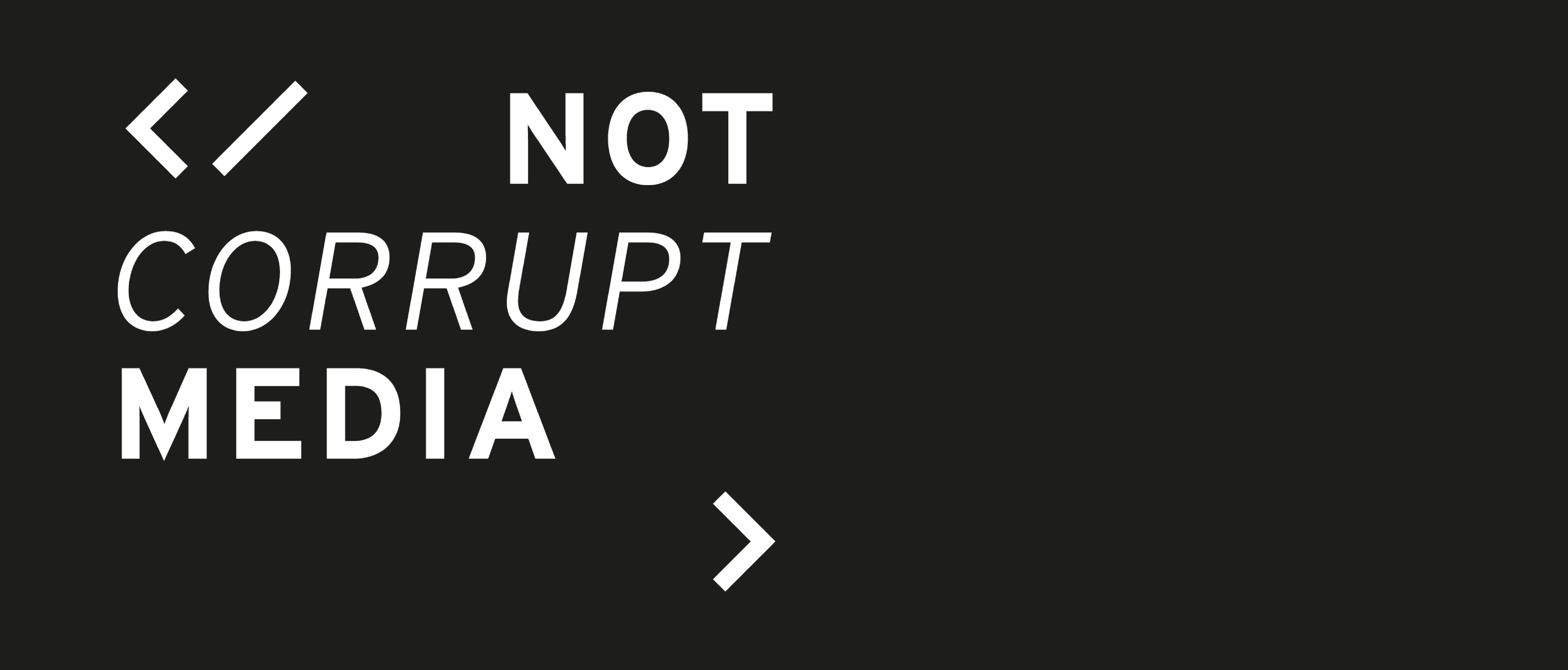 Not Corrupt Media logotype