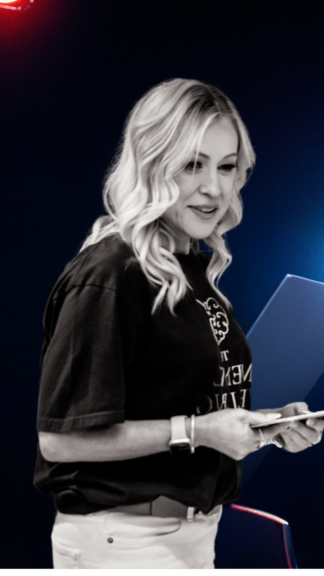 Margarita Politis speaking and working with clients