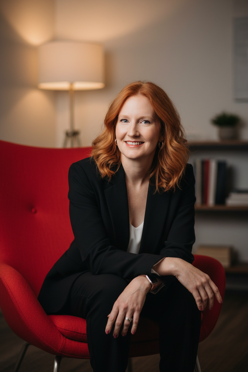 Beatrice, native German teacher and founder of Deutsch A Beatrice, helping ambitious A1–B1 expats gain confidence in German without overwhelm.