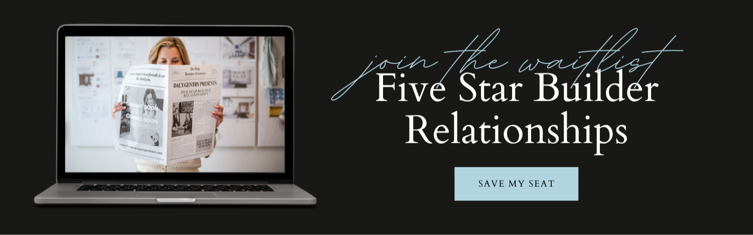 Five Star Builder Relationships