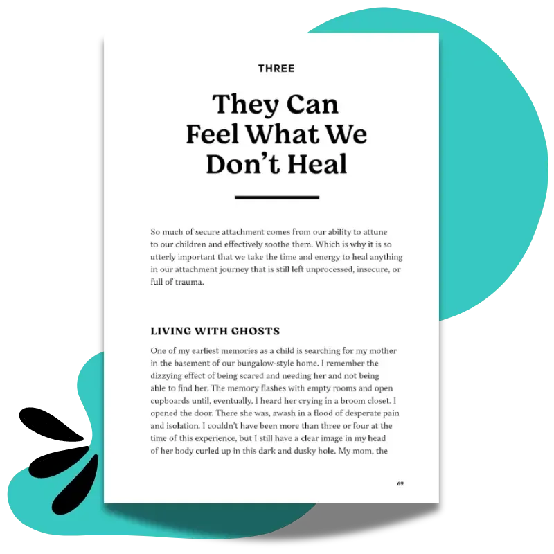 Inside pages of Securely Attached workbook