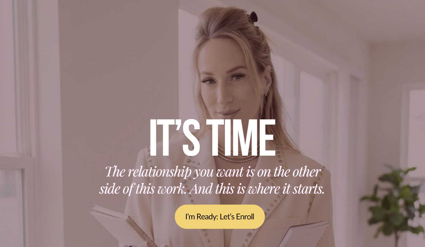 The relationship you want is on the other side of this work. Apply to enroll in the Real-Time Pattern Reset