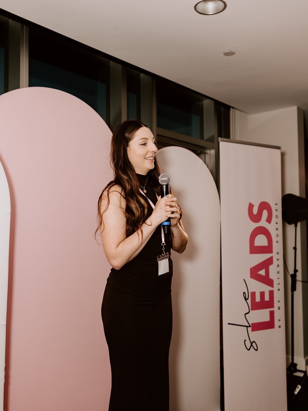 Hope speaking at She Leads Victoria