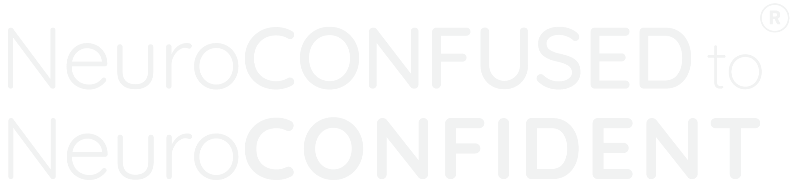 NeuroConfused to NeuroConfident