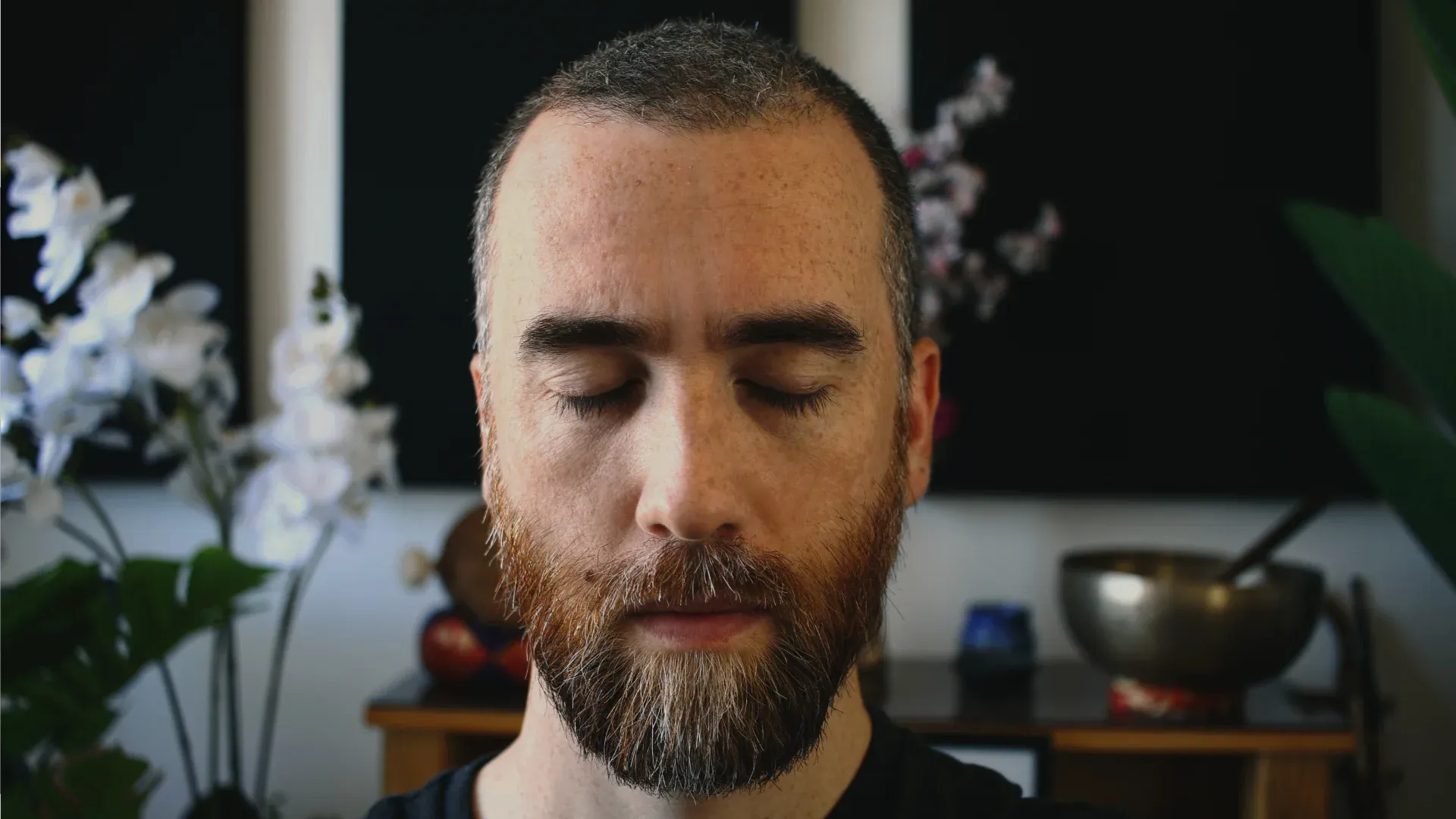 Fotografía de una meditación Zen de Horyu Kinen