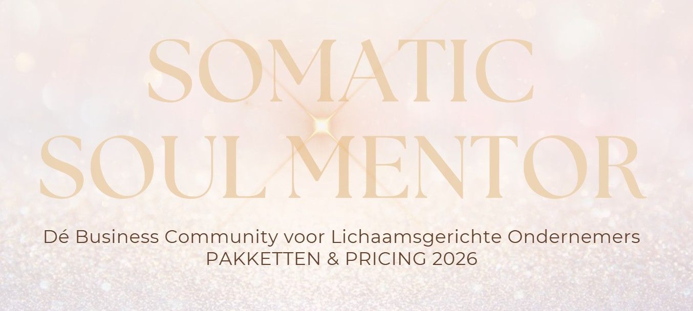 Somatic Soul Mentor Business Community - Pakketten & Pricing