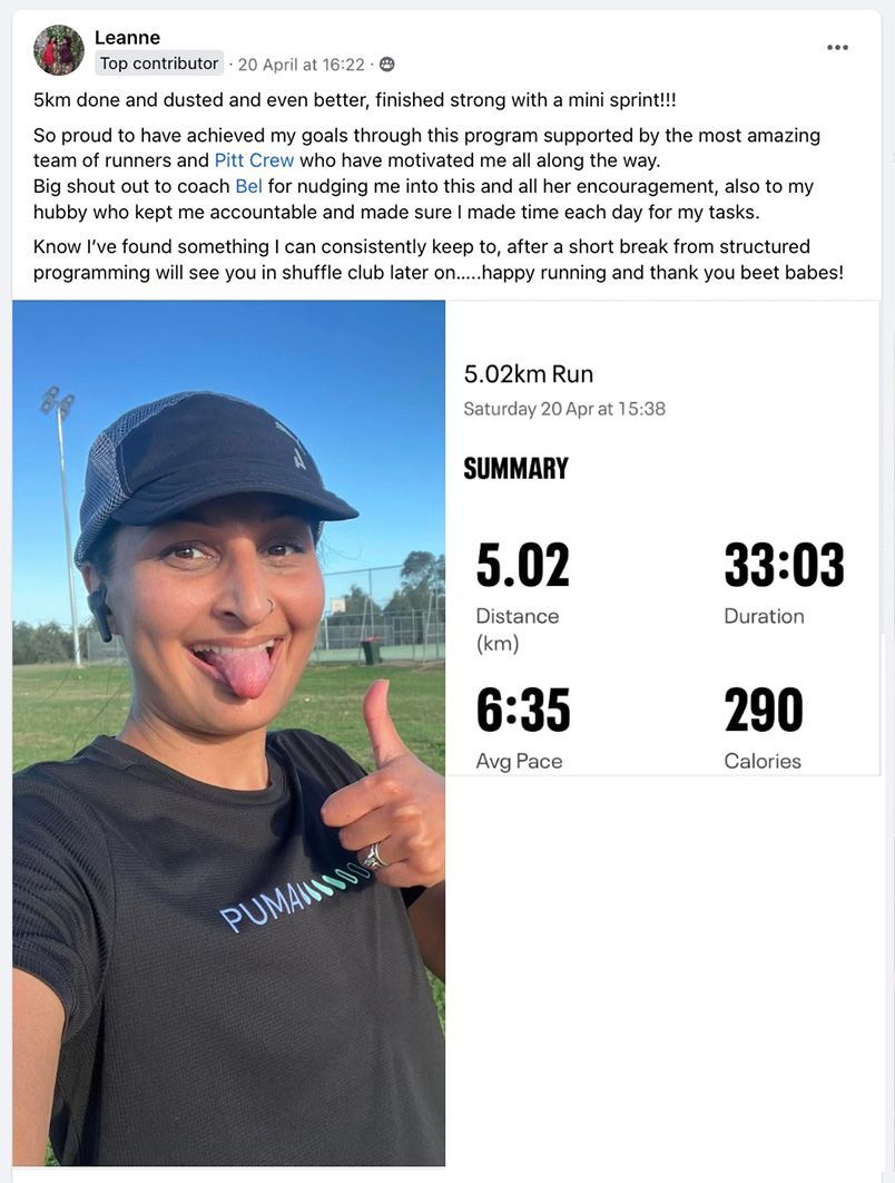 Turia Pitt Women's running programs review