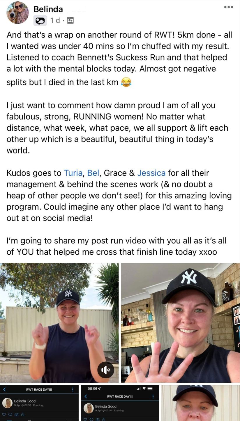 Turia Pitt Women's running programs review