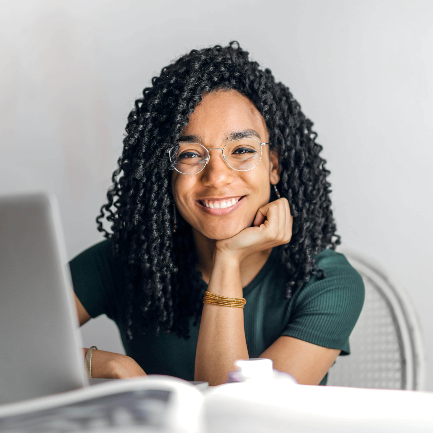 woman smiling picture