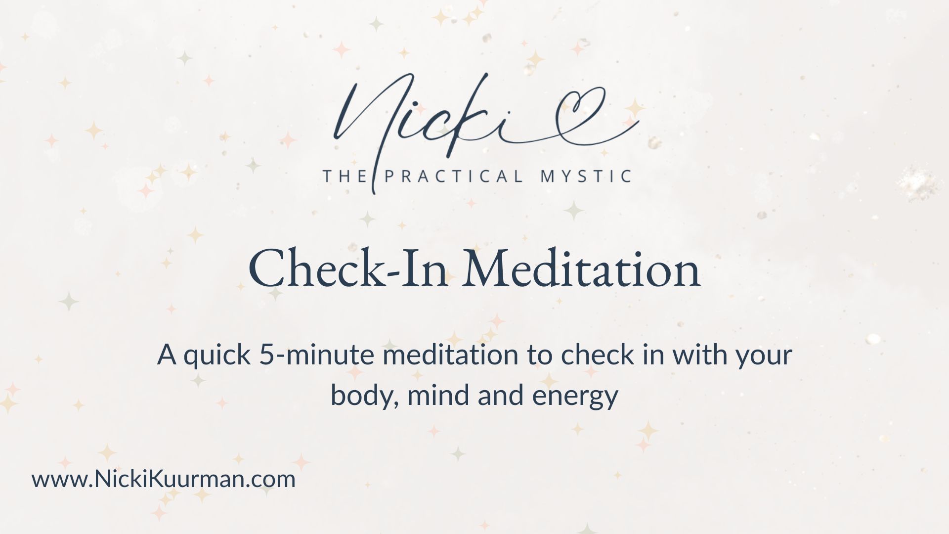 Woman holding crystals with text Tuning Into Your meditation