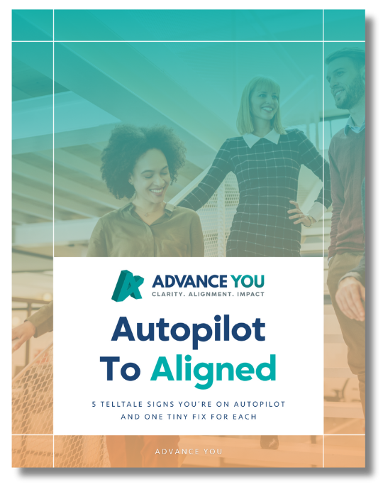 Advance You coach guiding diverse professionals through executive leadership training freebie