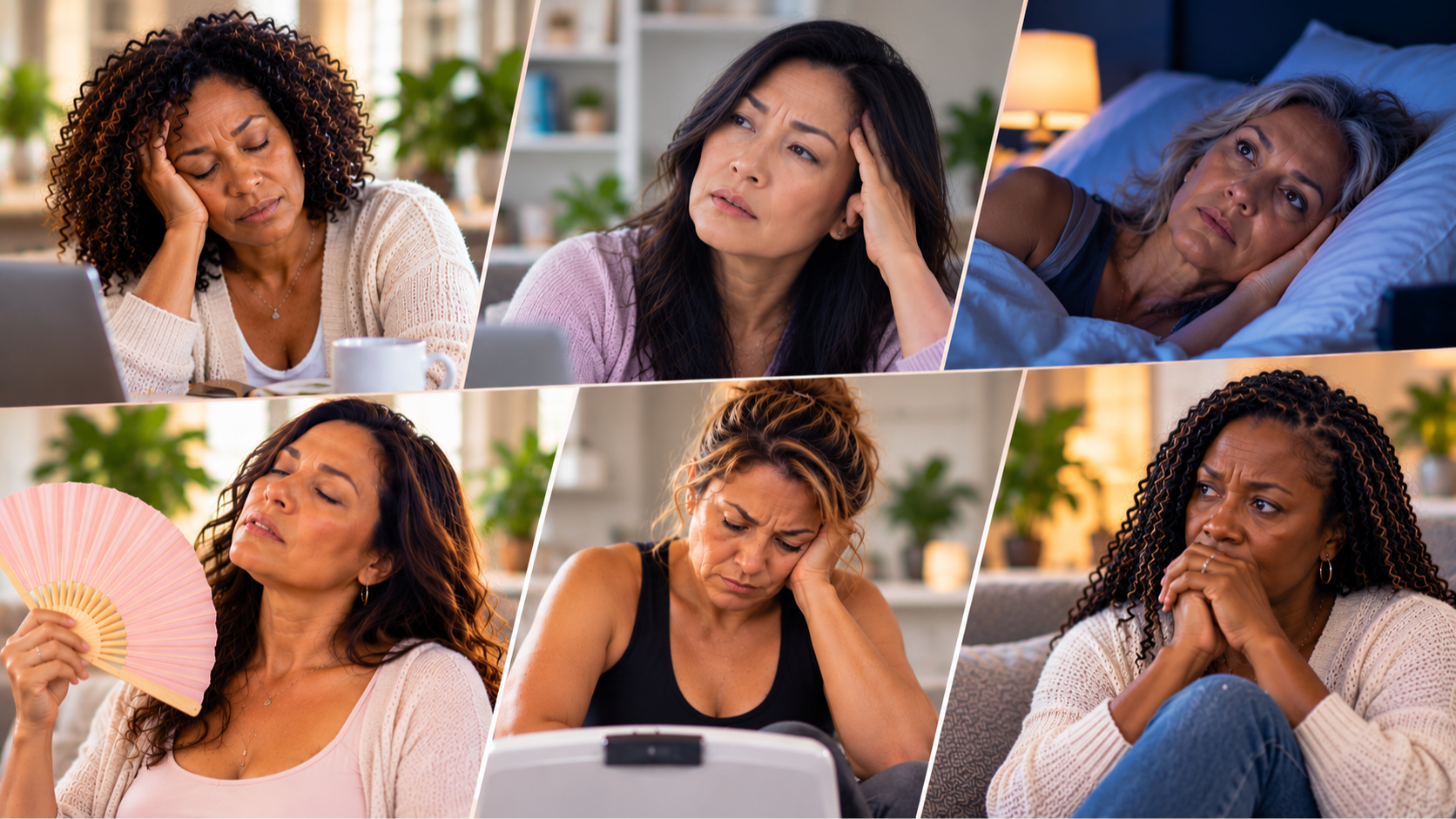 Women discussing their menopause experiences in a supportive setting
