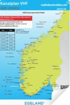 Kanalplan i forbindelse med radiotilsyn