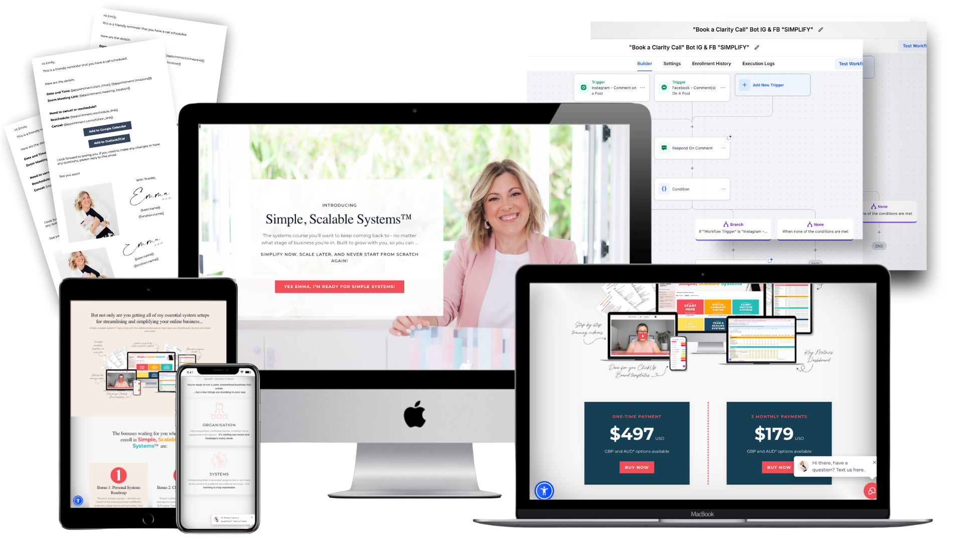 Ivorey Sales Funnel Template Setup