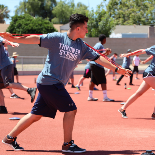 Shot put and discus summer throws camp SO CAL