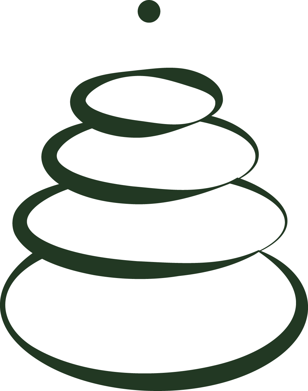 illustration of a stack of natural stones