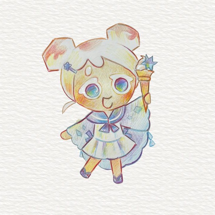 Artwork by Maggie Wehler: Cream Puff