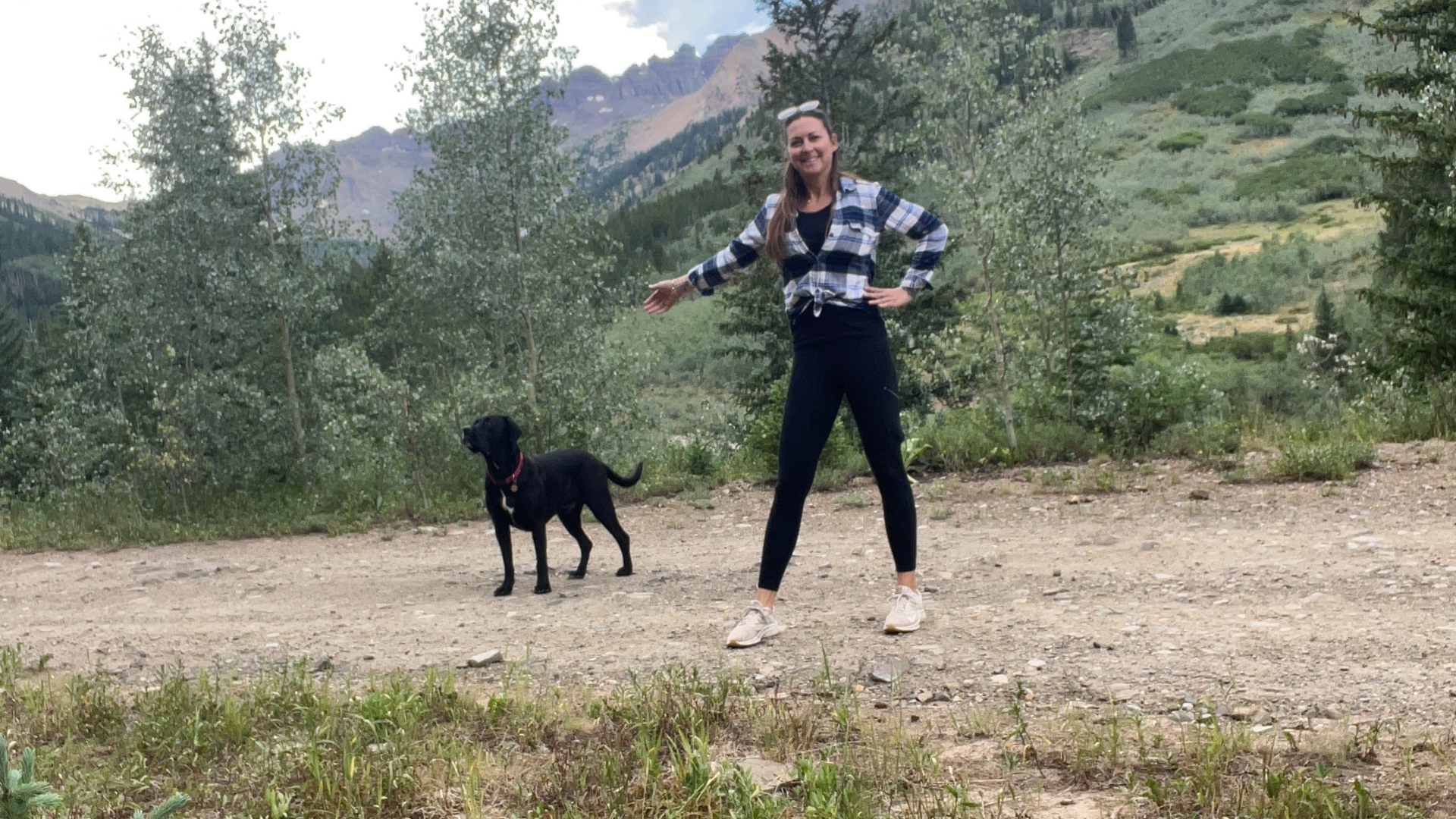 Sara and Ernesto in the mountains