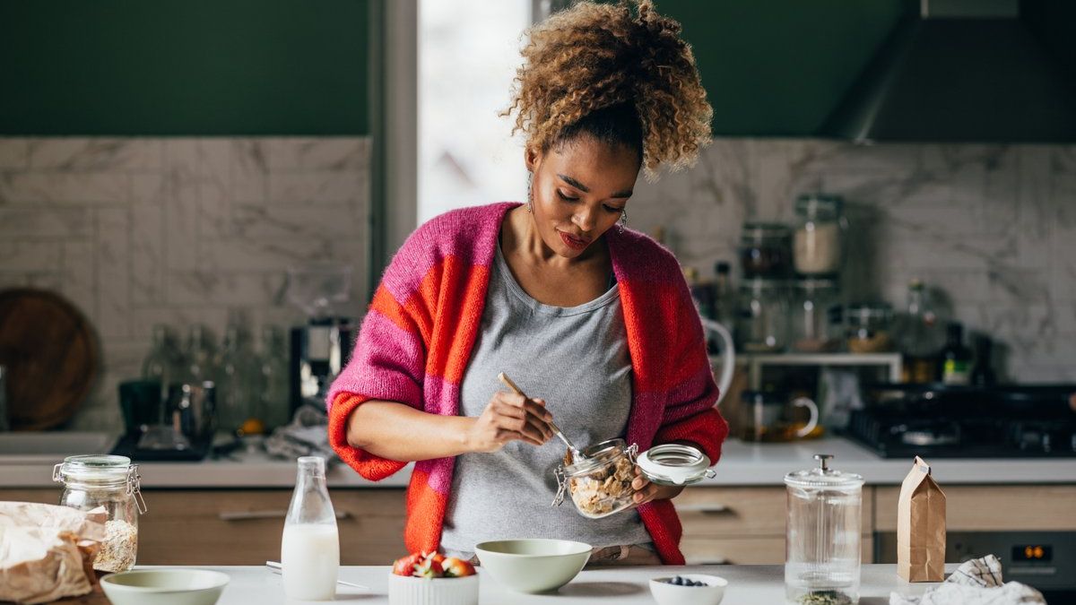 Woman in kitchen