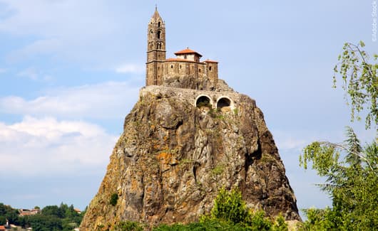 de kapel van Saint-Michel in Le Puy-en-Velay