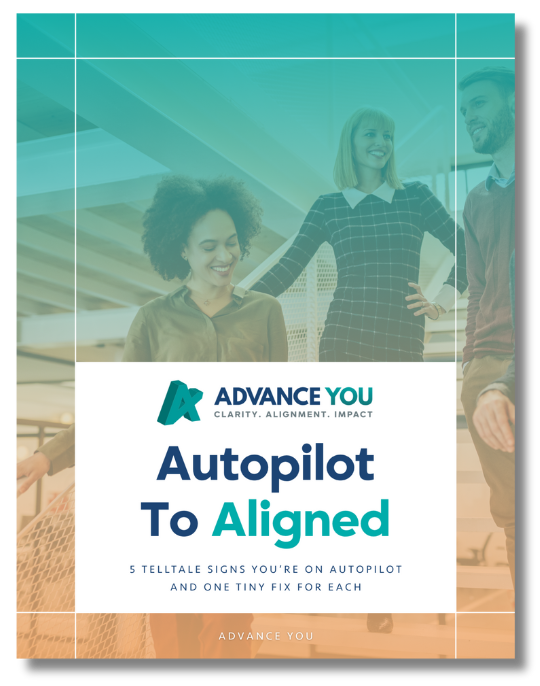 Advance You professional leadership coaching session for executives freebie