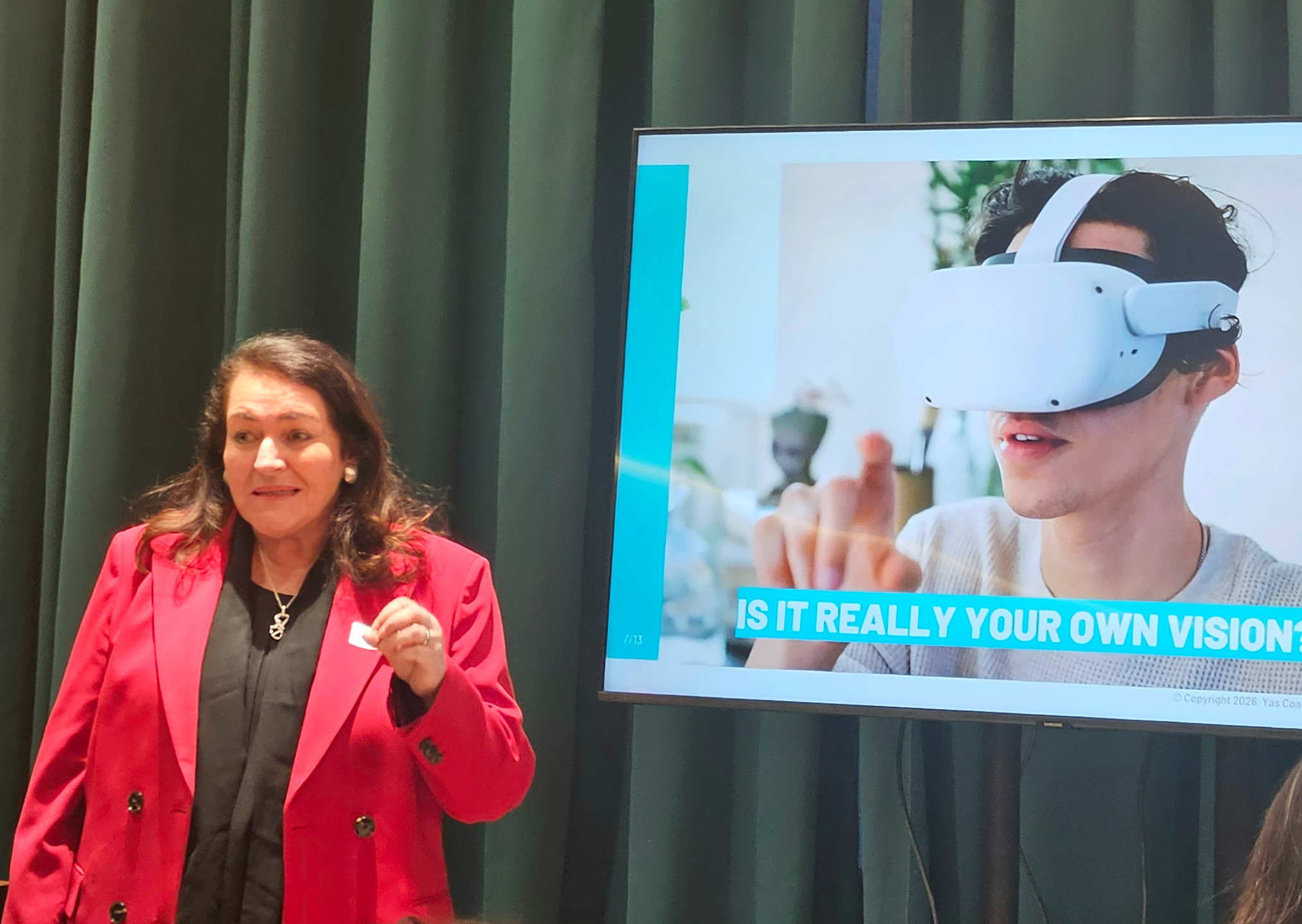 Yasmina Rauber in workshop