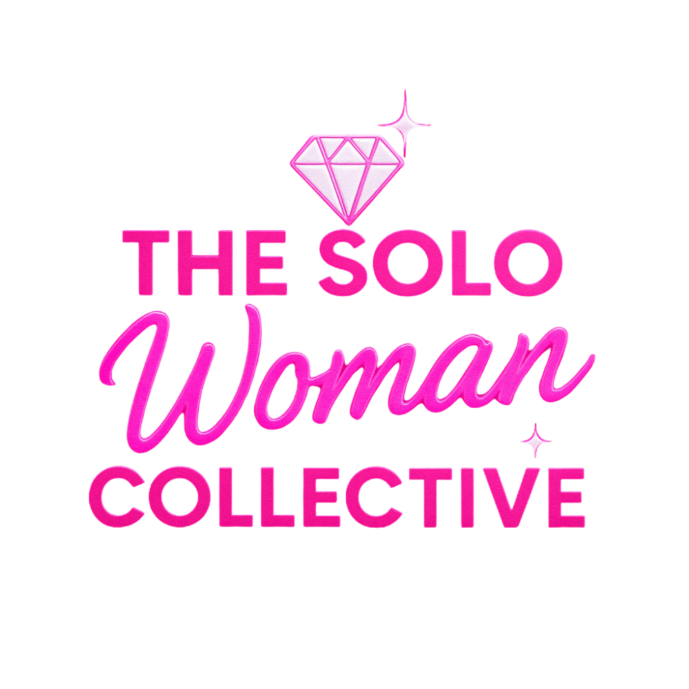 The Solo Woman Collective™ logo – empowering women to heal and detach with peace