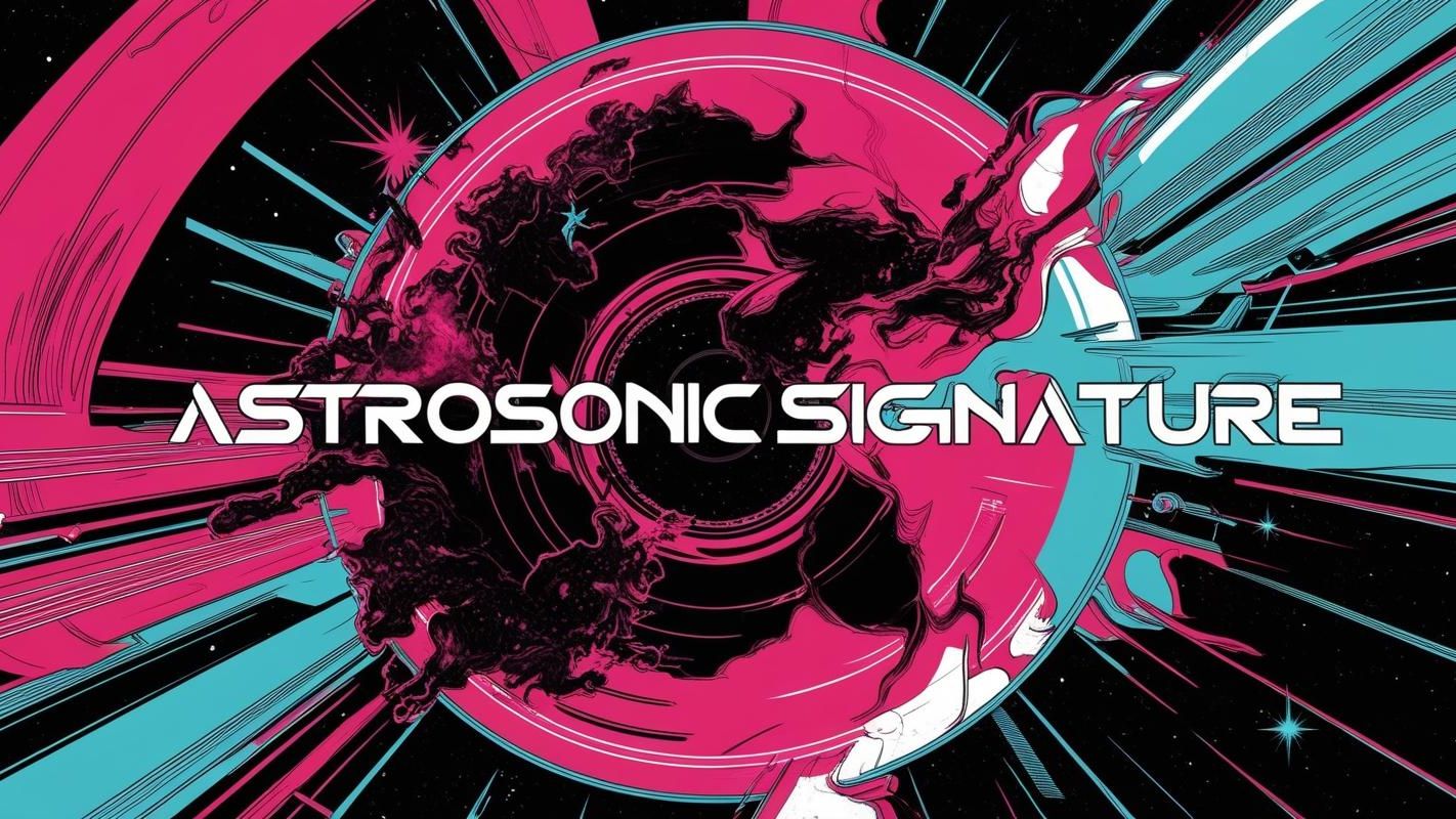 AstroSonic Signature geometric birth chart soundscape artwork