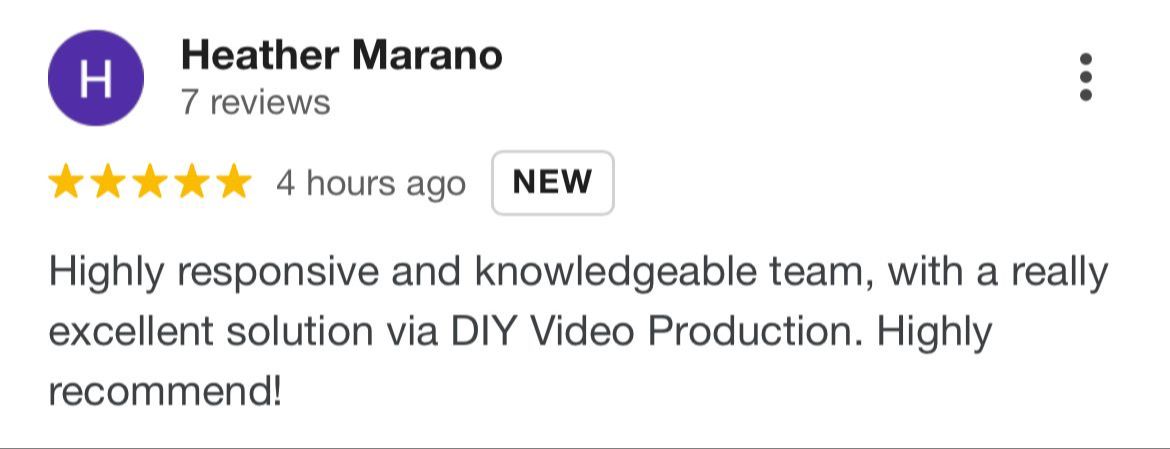 Heather Marano describes Ridge Films’ Video Confidence Collective coaching and production as excellent and highly professional