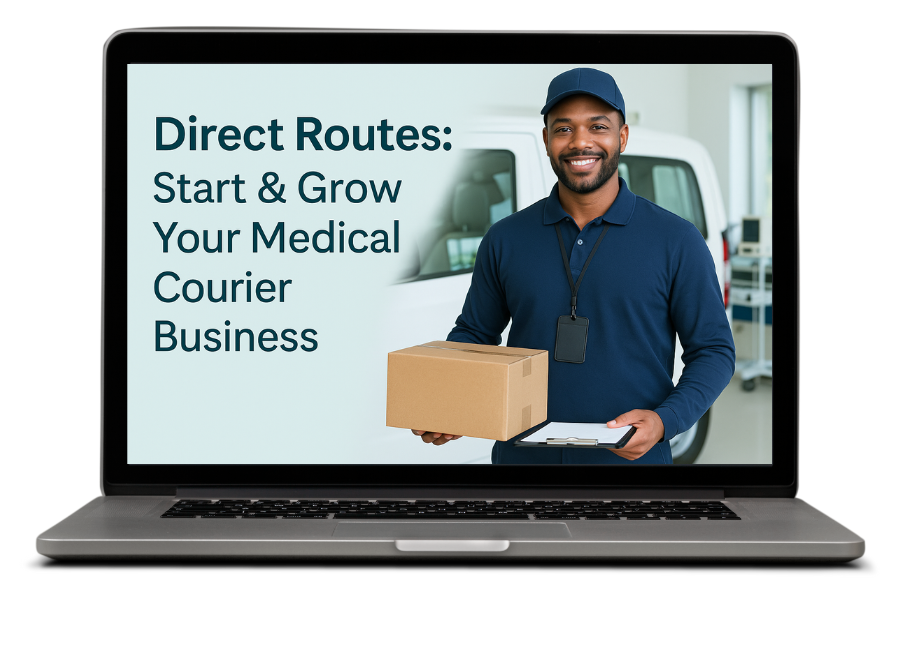 Direct Routes live workshop for starting a medical courier business
