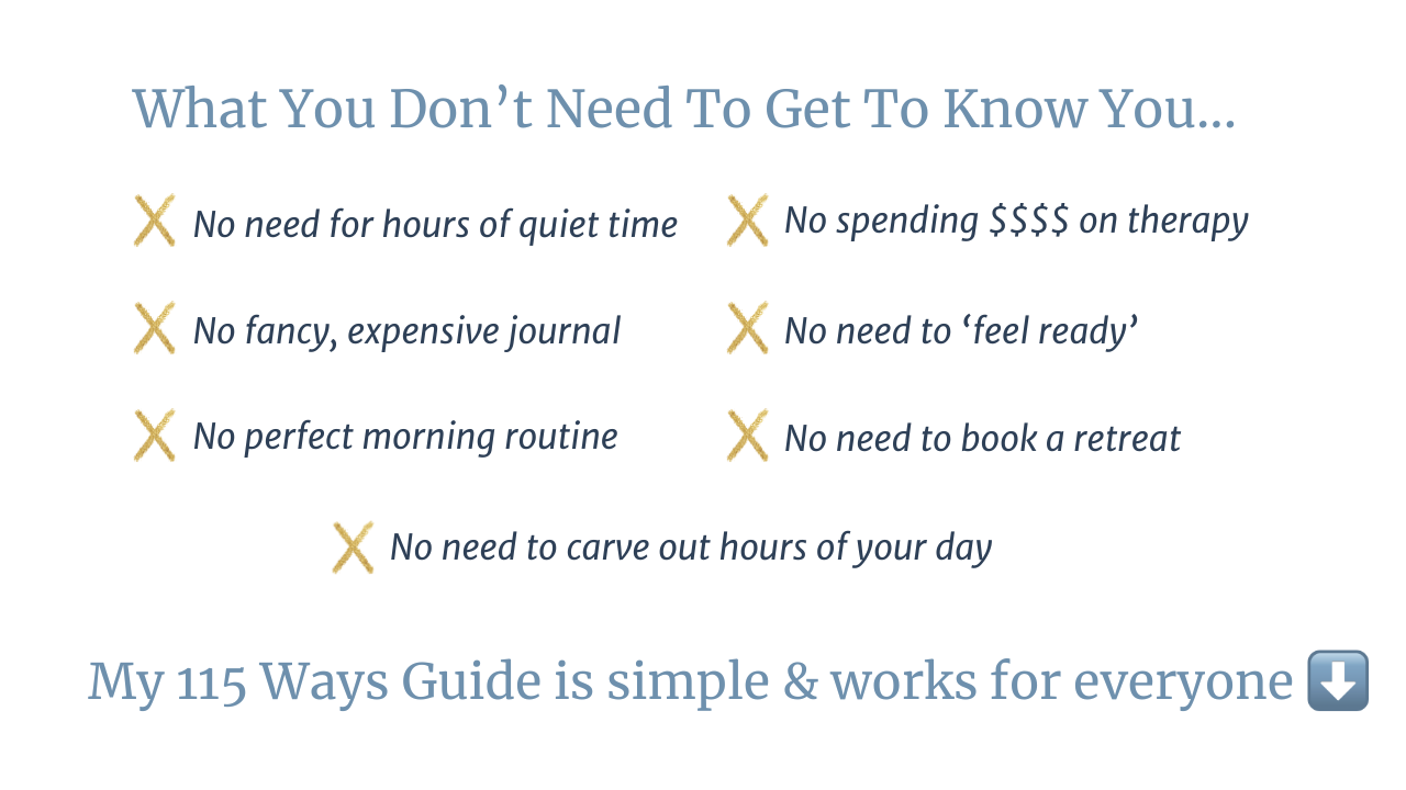 115 ways to get to know you guide