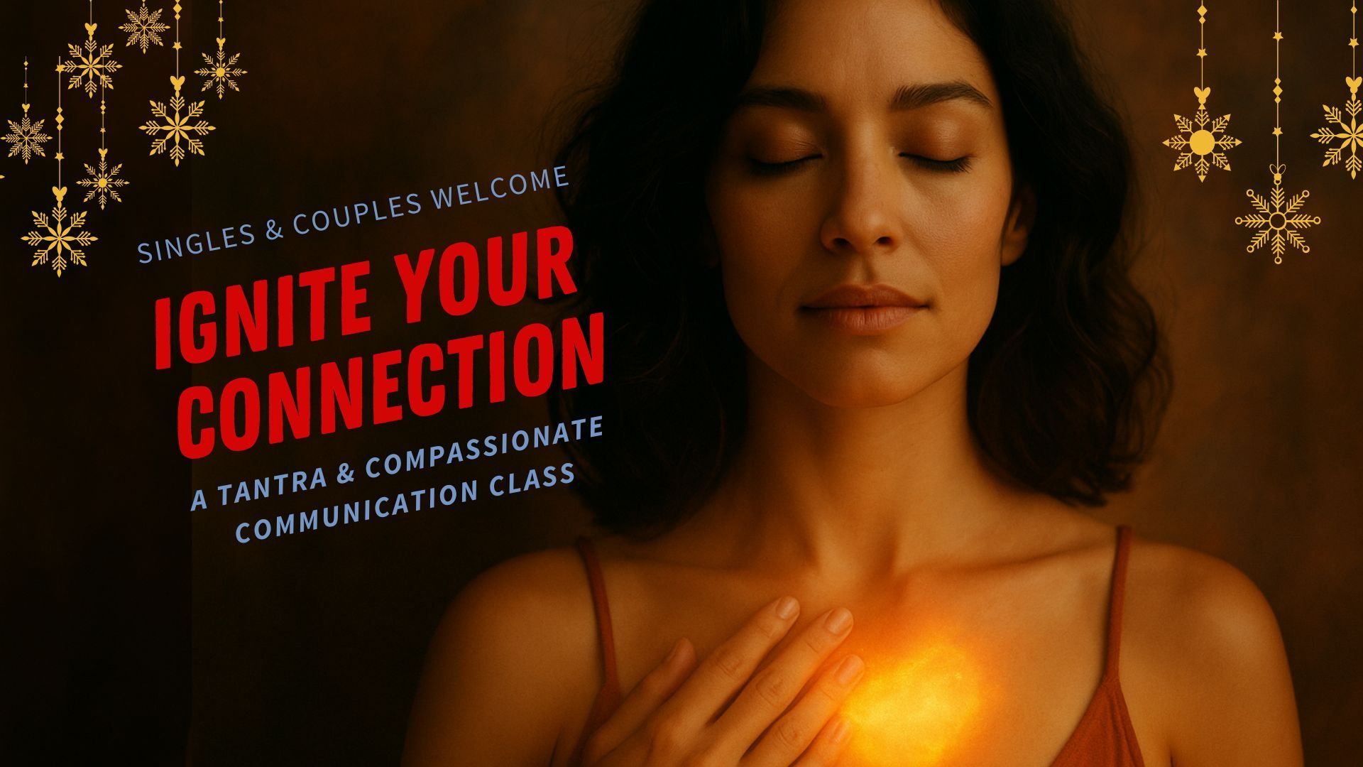Ignite Your Connection Woman Holding Heart Light