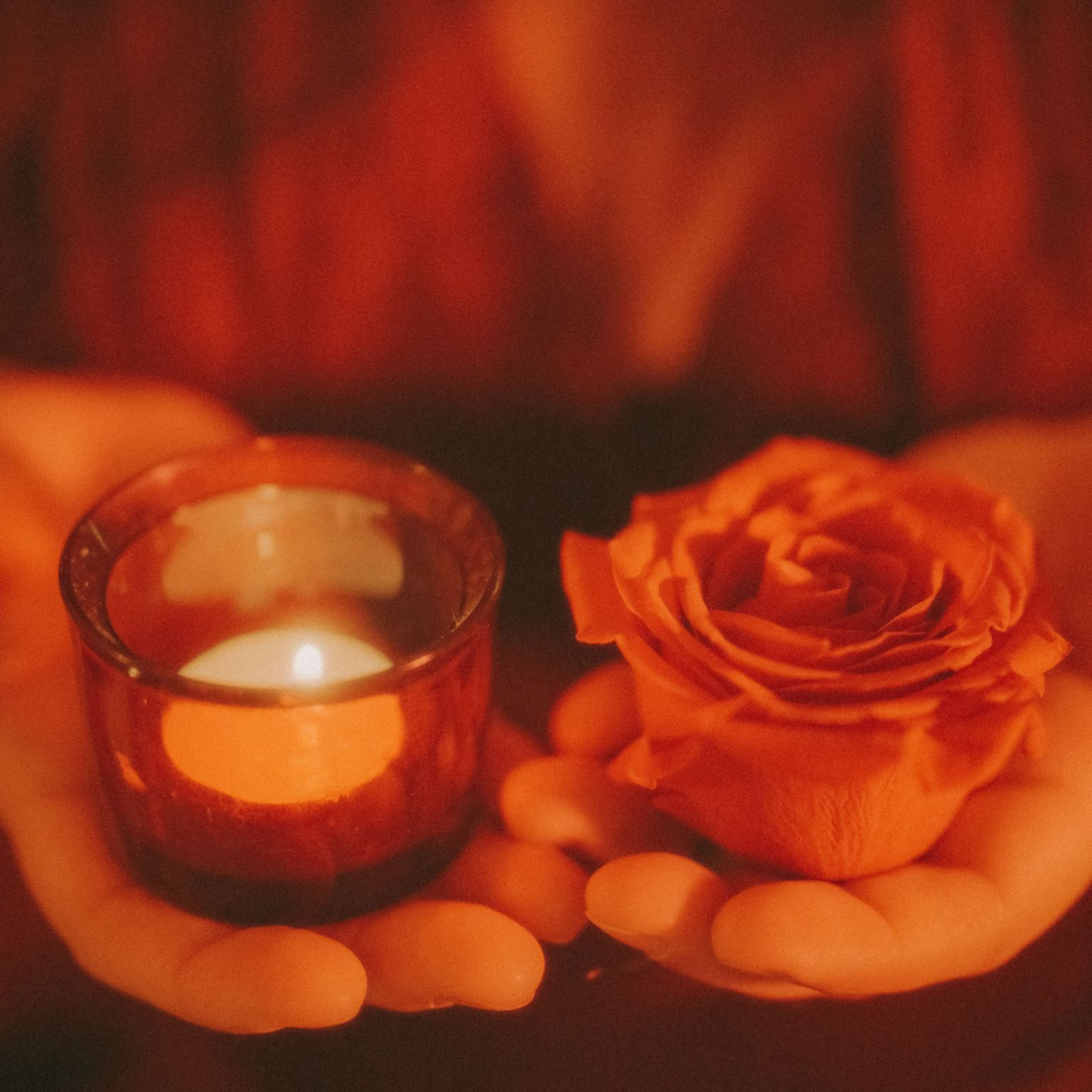 Blond woman smiling into the camera
