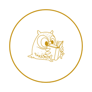 Owl Reading Book Cartoon