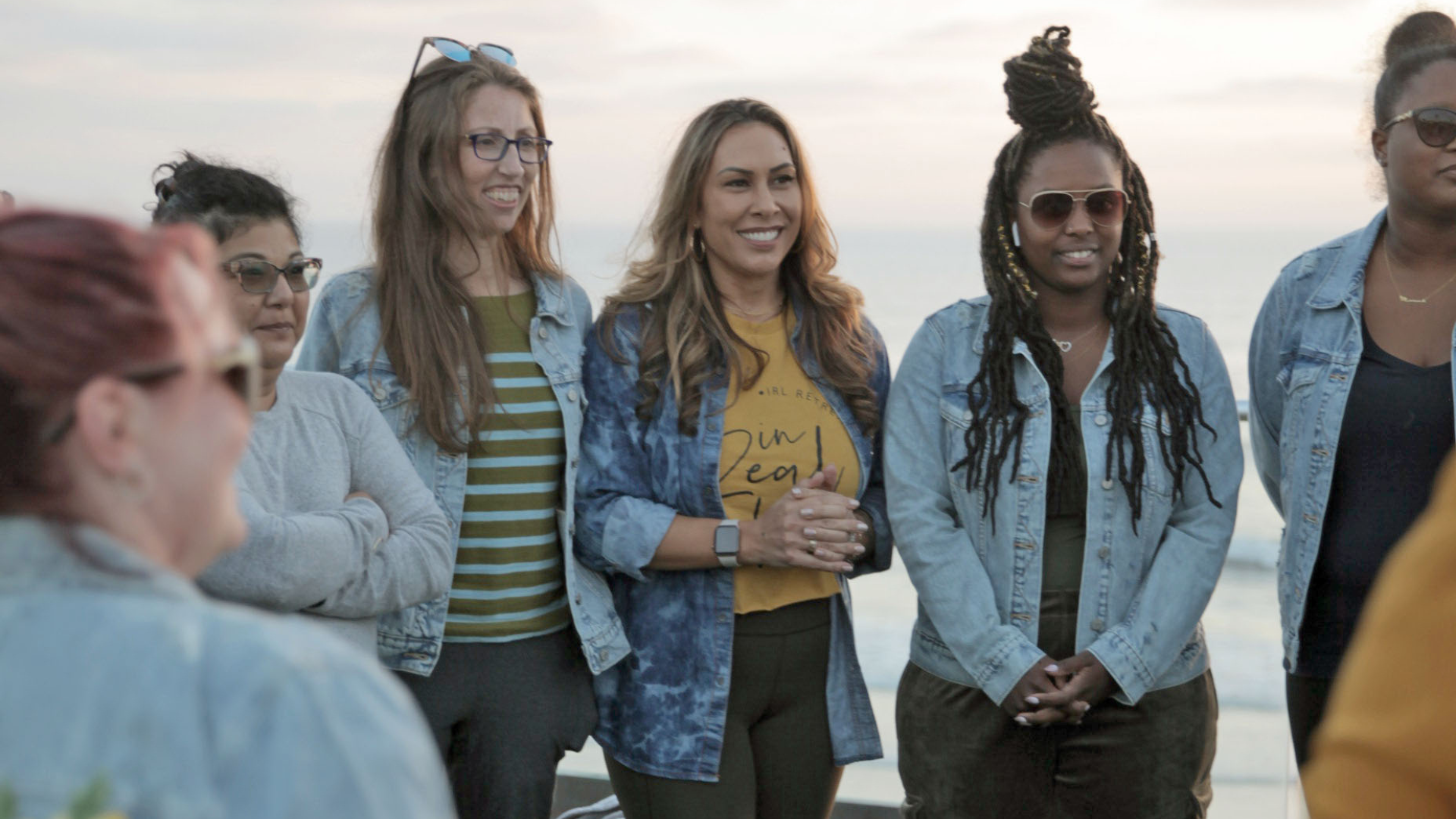 group of women standing together