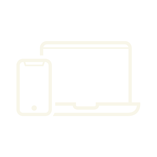 Laptop and mobile icon illustrating the learning portal