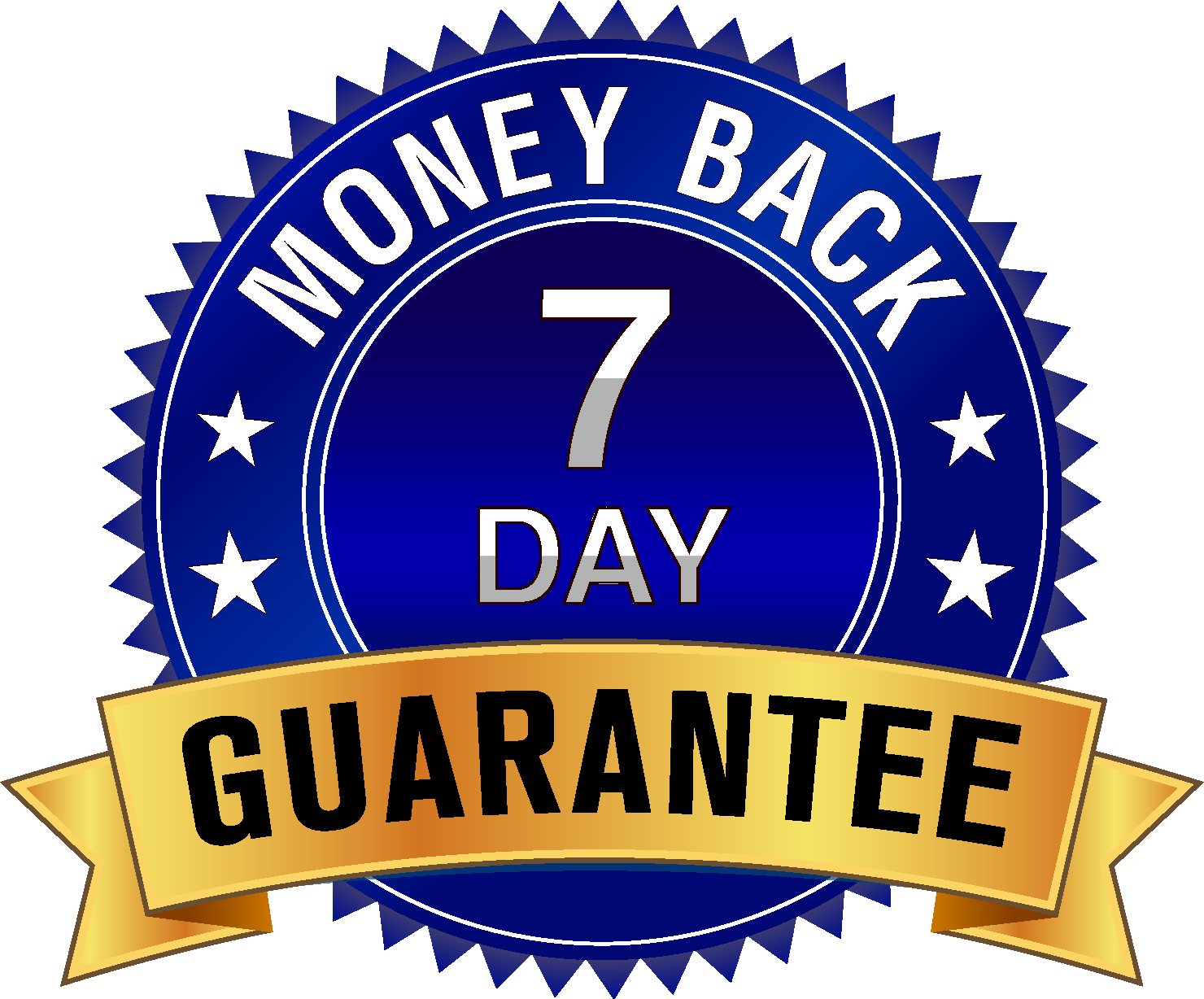 7 Day Money Back Guarantee Badge
