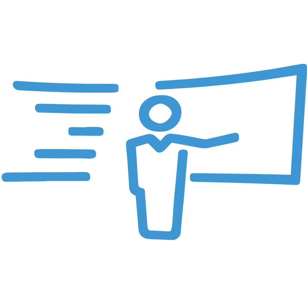 Pictogramme Des apports théoriques brefs