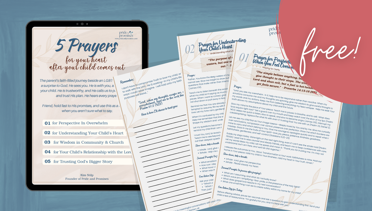 Parent praying for LGBT child