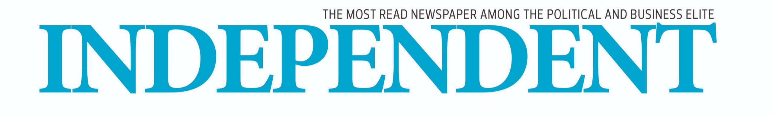 Independent newspaper logo featured on the press page for Akin Monehin coverage